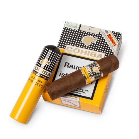 COHIBA MEDIO SIGLO A/TUBOS (Pack of 3) ~ Cuban Cigars