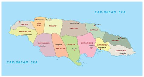 Jamaica Location On World Map – States Map Of The Us