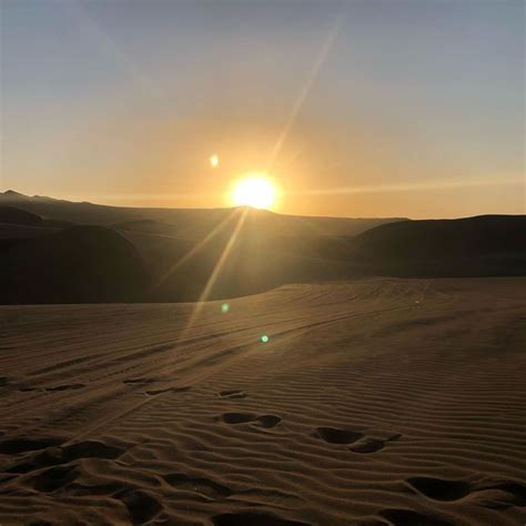 The sunset in Huacachina Peru... The sunset in Huacachina Peru # ...