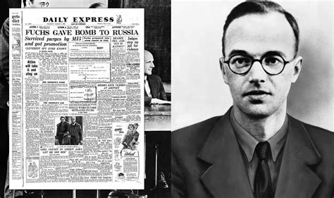 March 2 - On this day: 73 years since Dr Klaus Fuchs was passing atomic secrets to Russia ...