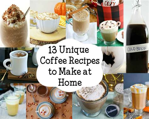 13 Unique Coffee Recipes to Make at Home - Mama Cheaps®