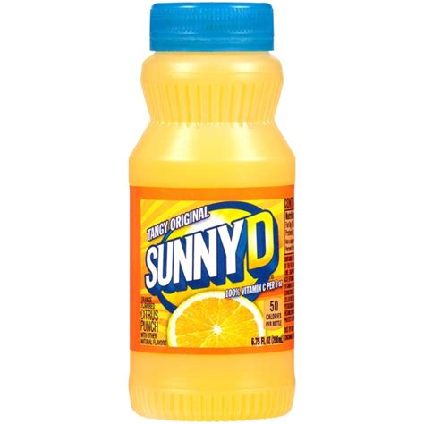 Sunny D Tangy Original Orange Flavored Citrus Punch (6.75 fl oz) from ...