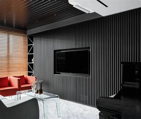 How to Create a Black Wood Slat Accent Wall in 2023 – andor willow