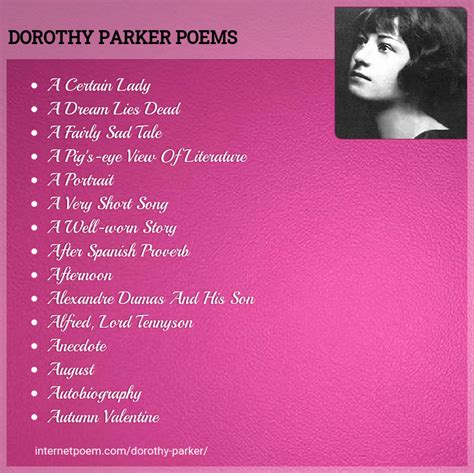 Dorothy Parker Dilemma Poems