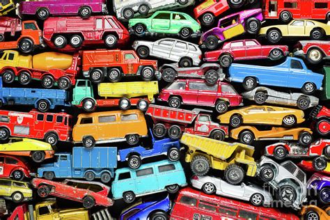 Scrap Heap Of Vintage Toy Cars by Wijnand Loven