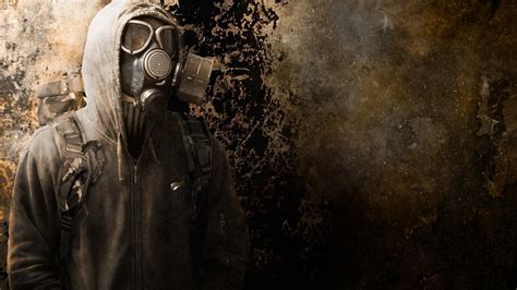 Gas Mask Soldier Wallpaper