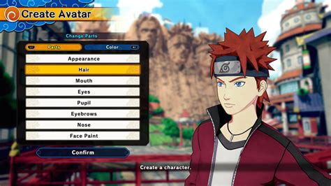 Create Your Own Ninja in Naruto to Boruto: Shinobi Striker