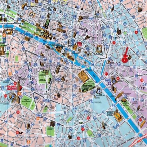 Paris Tourist Map Printable - Printable Maps