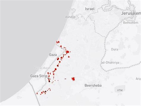 Interactive map visualizes tragic impact of Hamas attacks on Israel | Toronto Sun