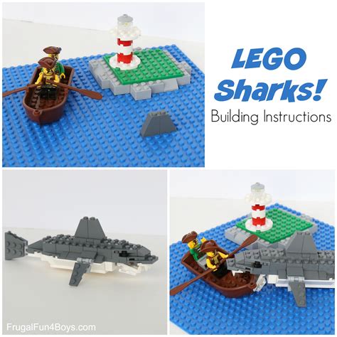 LEGO Sharks Building Instructions