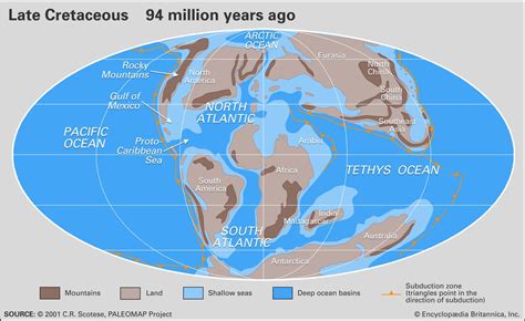 Tethys Sea | Definition, Location, & Facts | Britannica