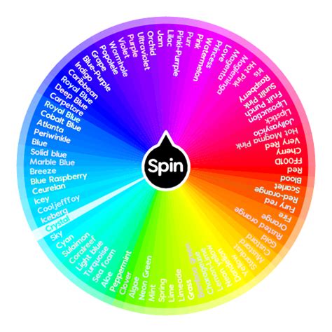 Rainbow wheel | Spin The Wheel App