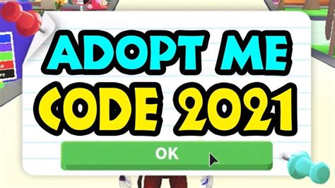 ⭐️ ADOPT ME CODES 2021 / THE NEW CODES FOR ADOPT ME ROBLOX 2021 ⭐️ | Coding, Adoption, Roblox