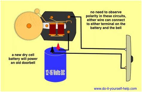 old doorbell wiring diagram with battery power | Doorbell, Wire, Power