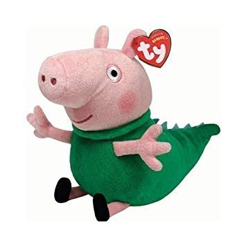 George the Pig - Dinosaur Costume - Beanie Babies - Beaniepedia