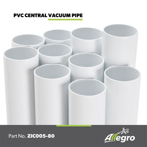 Central Vacuum Standard 2 inch outside diameter PVC pipe