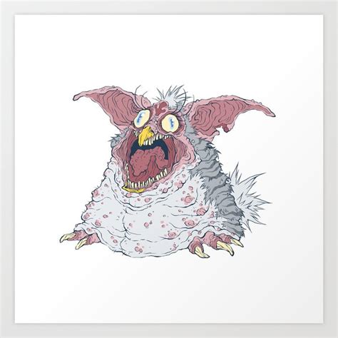 Creepy Furby Art Print by ejaybasford | Society6