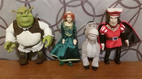 Dreamworks McFarlane Toys Shrek, Princess, Donkey, Lord Farquaad RARE Plush Doll | #1891038891