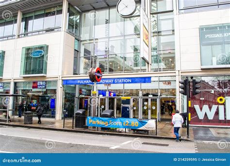 FULHAM, LONDON, ENGLAND- 17 February 2021: Fulham Broadway Station Editorial Image - Image of ...