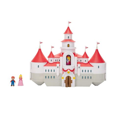 The Super Mario Bros. Movie Mini-World Deluxe Princess Peach Castle Playset