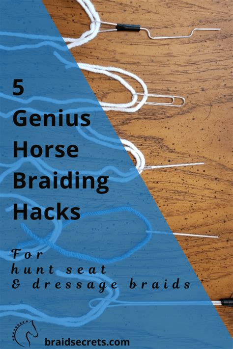 5 GENIUS HORSE BRAIDING HACKS - Braid Secrets