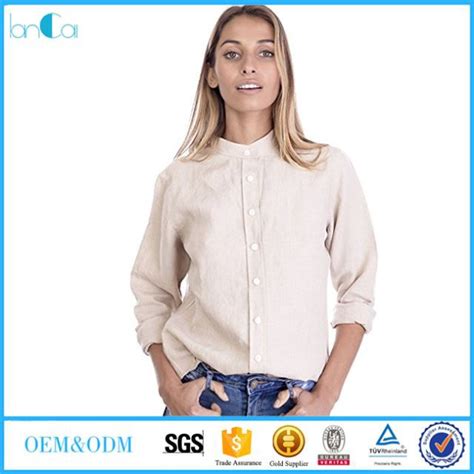 China Customized Best Womens Linen Shirts Suppliers & Manufacturers & Factory - Lancai