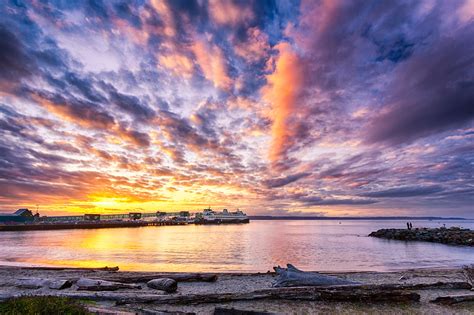 Sunset at the Beach in Edmonds Landscape Photography by Mi… | Flickr