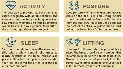 Tips to Prevent Low Back Pain - Treyton Oak Towers