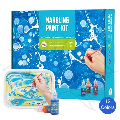 Marbling Paint Kit – Craft Materials - Arts and Crafts for Toddlers