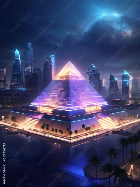 Visualize the Great Pyramid of Giza seamlessly integrated into a ...