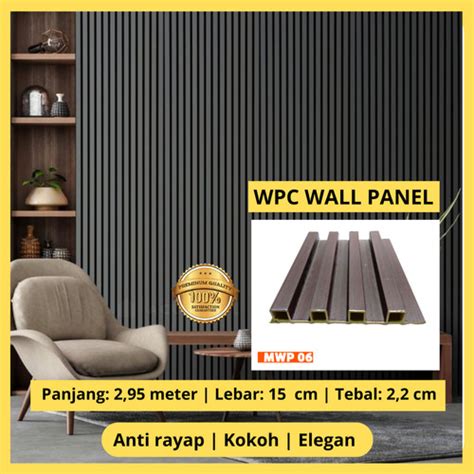 Jual WPC wall panel MWP 06 Modern Dekorindo interior dinding - Kota Bandung - Toko Kencana ...