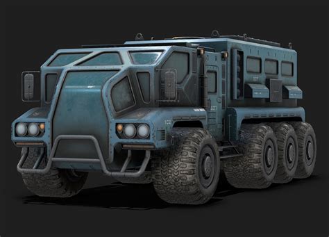 Sci Fi Truck 3D Model - TurboSquid 1337382