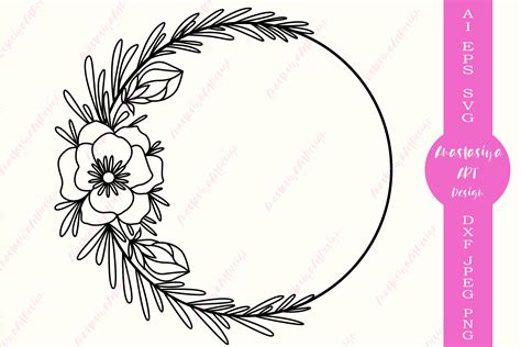 Frame Svg File Boarder Svg Floral Svg Leaf Wreath Svg Laurel Svg Wreath | Images and Photos finder