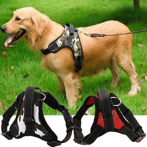 S/m/l/xl dogs harness collars tactical vest dog training harness dog traction rope hunting dog ...