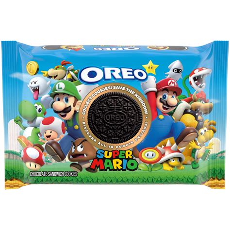 Oreo Super Mario Limited Edition Sandwich Cookies - Shop Cookies at H-E-B