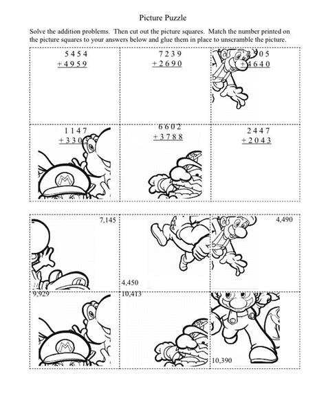 ️Mario Math Worksheets Free Download| Goodimg.co