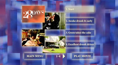 28 Days (2000) - DVD Movie Menus