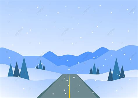 Winter Snowy Mountains Landscape With Road Background, Winter Background, Snowy Background ...