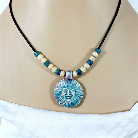 Boho Sun Celestial Necklace Sun Pendant Bohemian Jewelry - Etsy