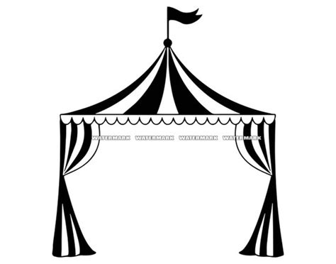 Circus Tent SVG 1 Circus Tent DXF Circus Tent PNG Circus | Etsy