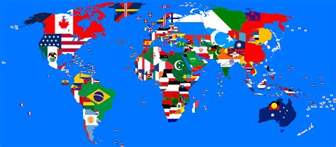 Image - Flag map post ww2.png - Alternative History - Wikia