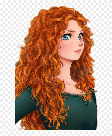 #merida #brave #anime #disney #disneyprincess Original - Disney Princess Anime Drawings, HD Png ...