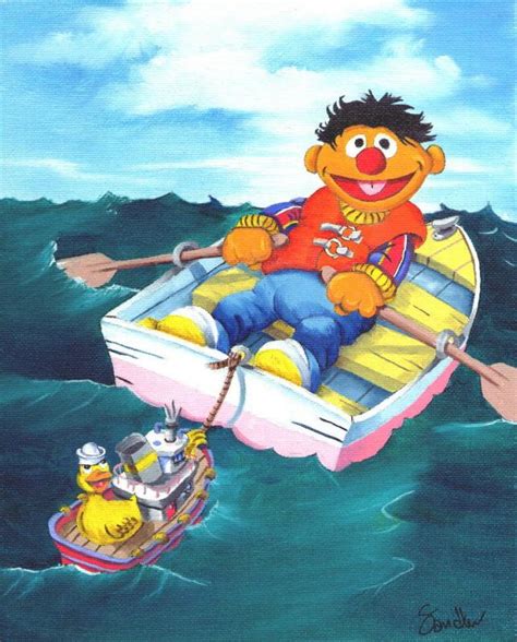 Ernie and His Rubber Duckie by DMSandler on DeviantArt