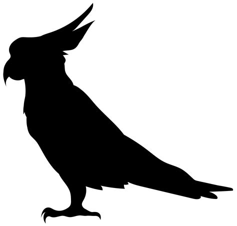 Bird Silhouette Illustration - Parrot Silhouette PNG Transparent Clip Art Image png download ...