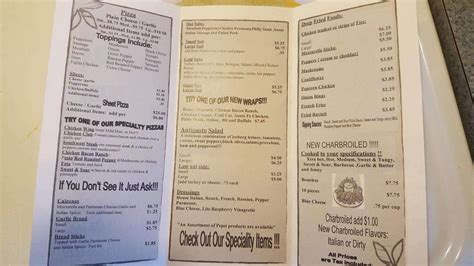 Menu of New York Pizzeria in Cato, NY 13033