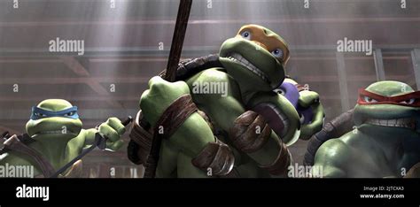 LEONARDO, MICHAELANGELO, DONATELLO, RAPHAEL, TMNT, 2007 Stock Photo - Alamy