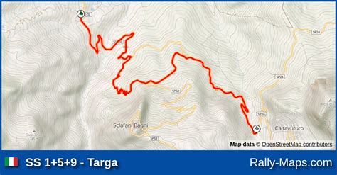 SS 1+5+9 - Targa stage map | Targa Florio 2013 [CIAR] 🌍 | Rally-Maps.com