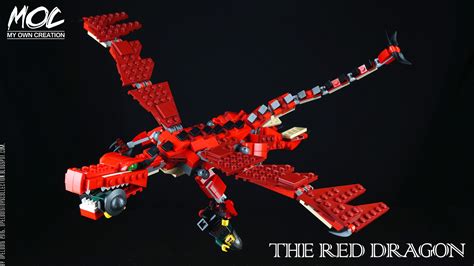 Opelouis's Toys Collection: (LEGO MOC) THE RED DRAGON. (from creator 31032)