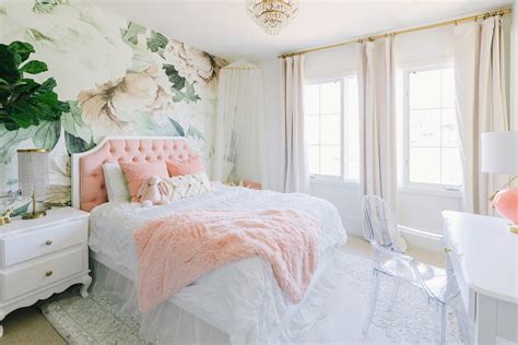 Floral Girl's Room by Little Crown Interiors - Little Crown Interiors