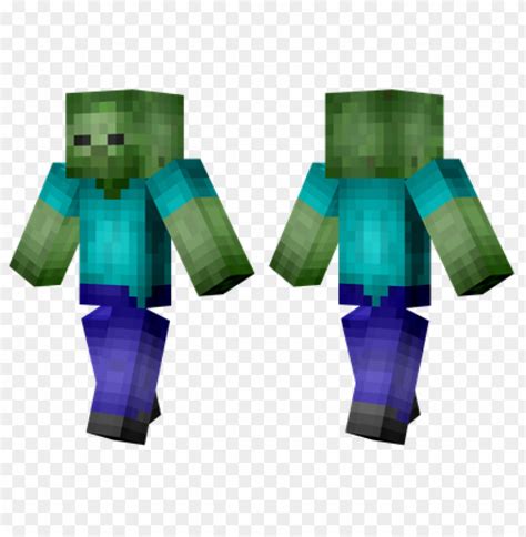 minecraft skins zombie hd skin PNG image with transparent background | TOPpng